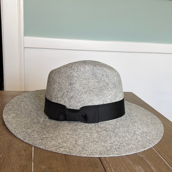 Ace of something Australia wide brim black 100% Australian wool fedora hat M - Picture 2 of 9